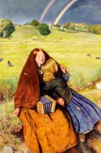 The Blind Girl, 1856. Artist: John Everett Millais, Oil on canvas